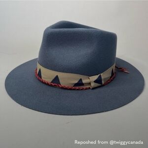 NEW Brixton Venice Fedora hat,Blue Haze,western,bohemian,
